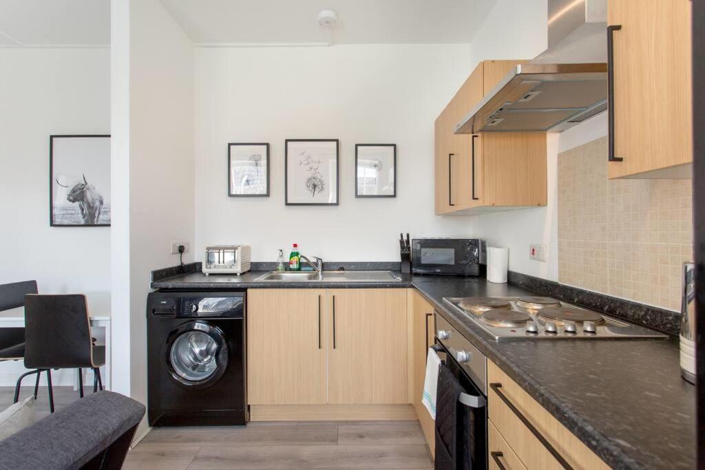 Modern & Bright 1 Bed For 4 Close To City Centre! EDI Kültér fotó